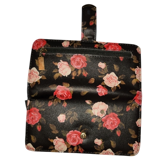 Floral Black Wallet - Picture 6 of 6